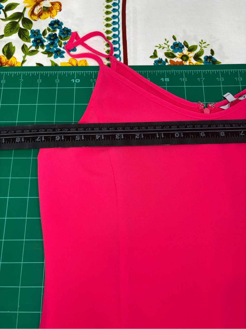 Naked Zebra Hot Pink Mini Slip Dress Adjustable Spaghetti Straps Bright Summer - Picture 7 of 8